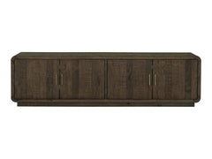 Monterey Aged Brown Media Cabinet - Ornate Home