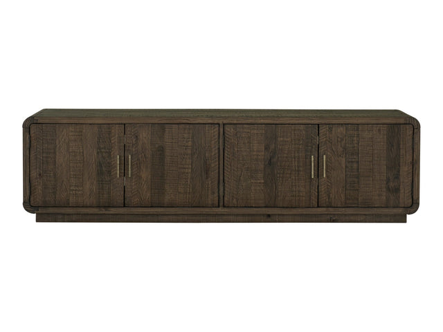 Monterey Aged Brown Media Cabinet - Ornate Home