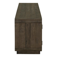 Monterey Aged Brown Media Cabinet - Ornate Home