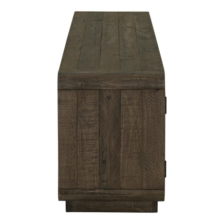 Monterey Aged Brown Media Cabinet - Ornate Home