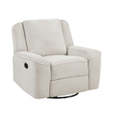 Monterey Beige Swivel Reclining Chair - Ornate Home
