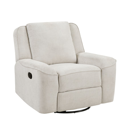 Monterey Beige Swivel Reclining Chair - Ornate Home