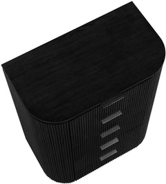Monterey Black/Silver Wood And Oak Veneer Chest - Ornate Home