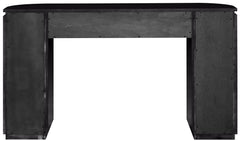 Monterey Black Wood And Oak Veneer Console Table - Ornate Home