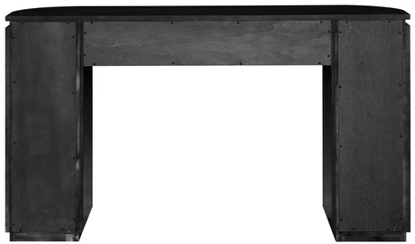Monterey Black Wood And Oak Veneer Console Table - Ornate Home