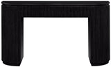 Monterey Black Wood And Oak Veneer Console Table - Ornate Home