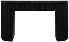 Monterey Black Wood And Oak Veneer Console Table - Ornate Home
