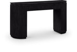 Monterey Black Wood And Oak Veneer Console Table - Ornate Home