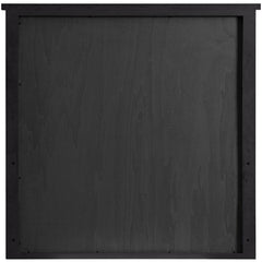Monterey Black Wood And Oak Veneer Mirror - Ornate Home
