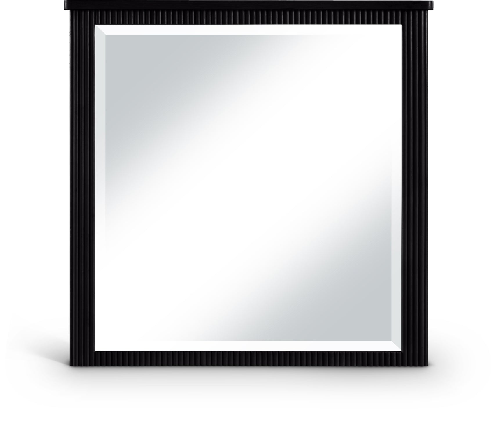 Monterey Black Wood And Oak Veneer Mirror - Ornate Home