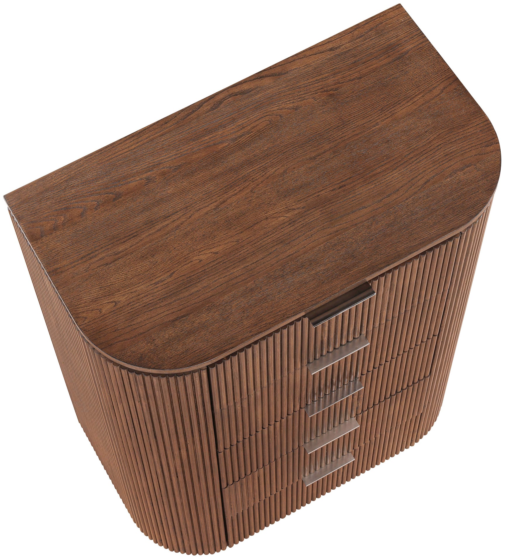 Monterey Brown/Silver Wood And Oak Veneer Chest - Ornate Home