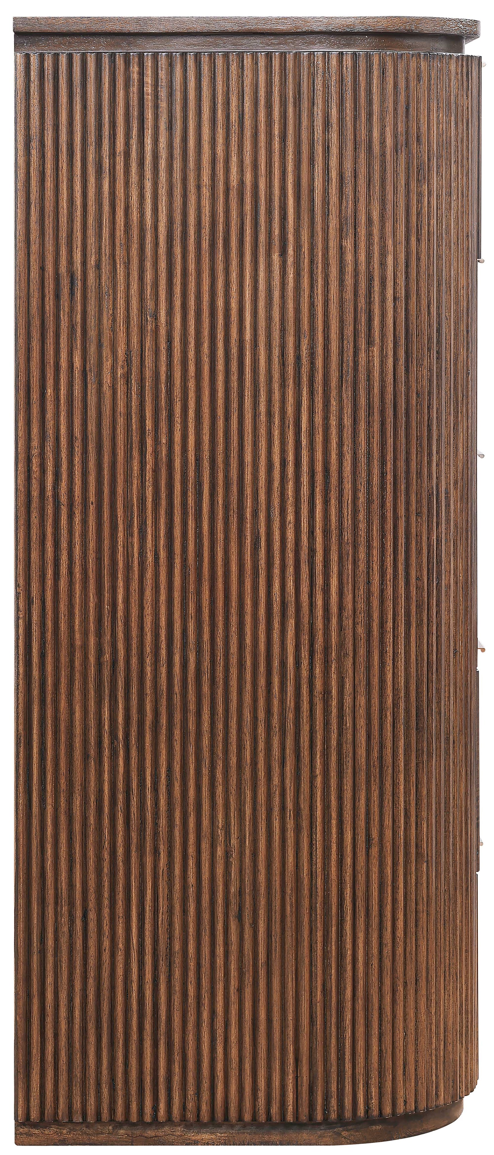 Monterey Brown/Silver Wood And Oak Veneer Chest - Ornate Home
