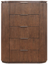 Monterey Brown/Silver Wood And Oak Veneer Chest - Ornate Home
