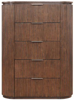 Monterey Brown/Silver Wood And Oak Veneer Chest - Ornate Home