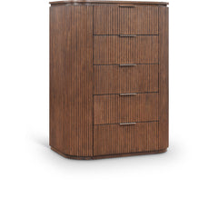 Monterey Brown/Silver Wood And Oak Veneer Chest - Ornate Home