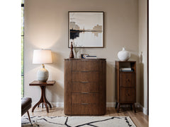 Monterey Brown/Silver Wood And Oak Veneer Chest - Ornate Home