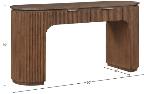 Monterey Brown/Silver Wood And Oak Veneer Desk - Ornate Home