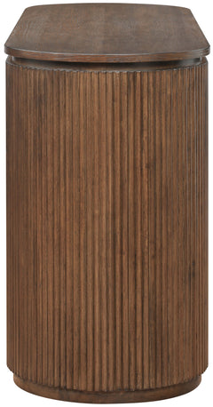 Monterey Brown/Silver Wood And Oak Veneer Desk - Ornate Home
