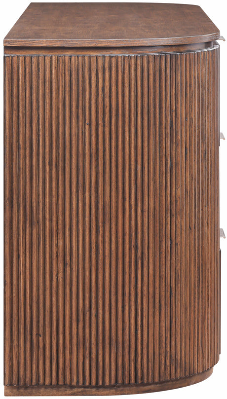 Monterey Brown/Silver Wood And Oak Veneer Dresser - Ornate Home