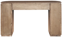 Monterey Brown Wood And Oak Veneer Console Table - Ornate Home