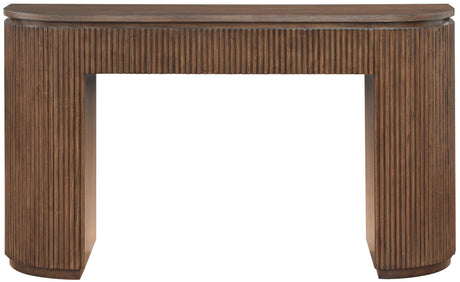 Monterey Brown Wood And Oak Veneer Console Table - Ornate Home