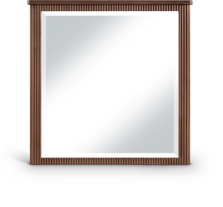 Monterey Brown Wood And Oak Veneer Mirror - Ornate Home