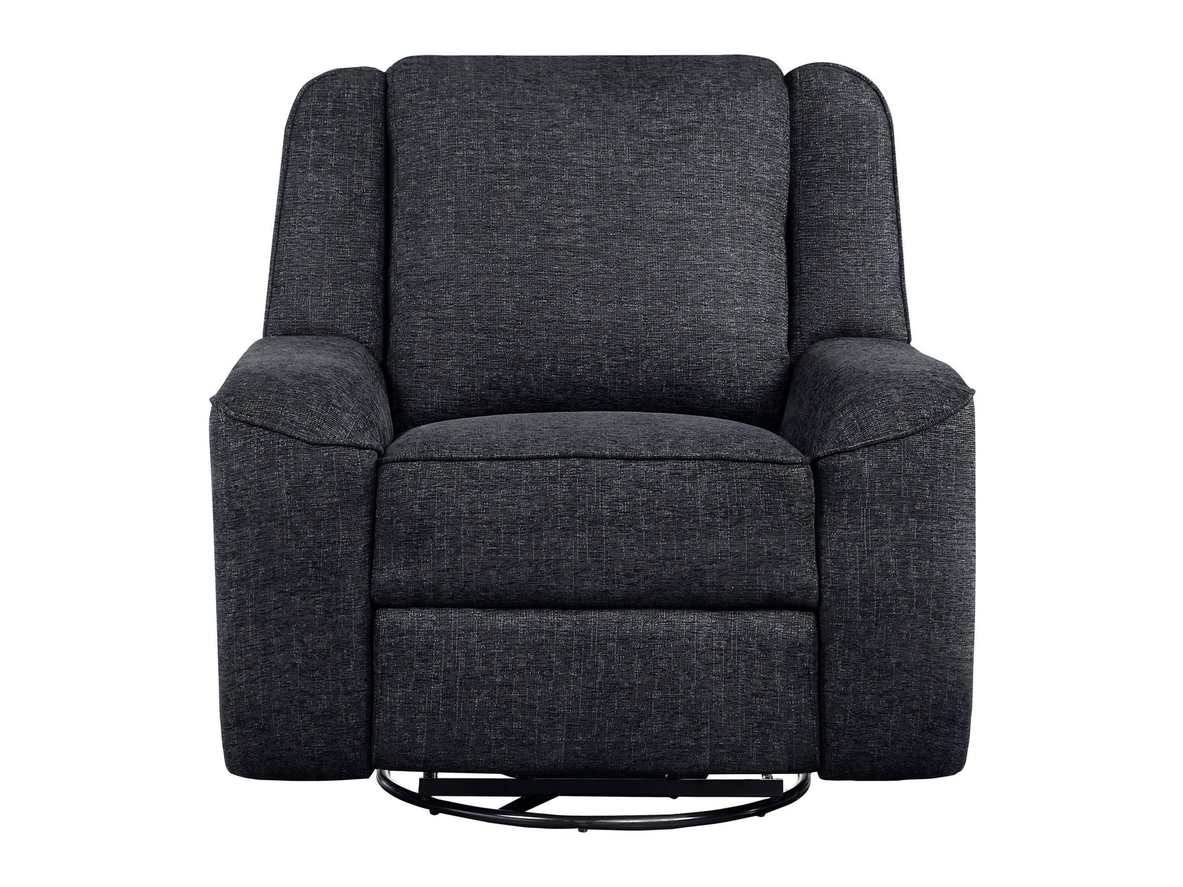 Monterey Ebony Swivel Reclining Chair - Ornate Home