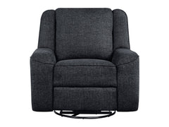 Monterey Ebony Swivel Reclining Chair - Ornate Home