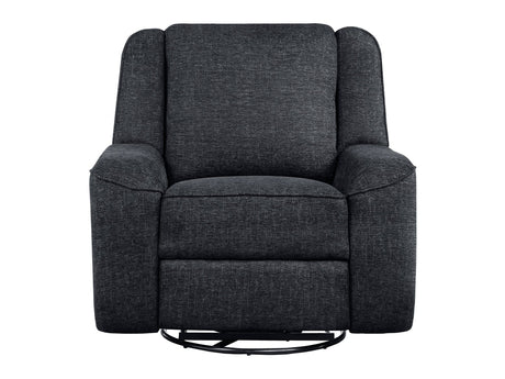 Monterey Ebony Swivel Reclining Chair - Ornate Home