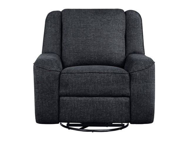 Monterey Ebony Swivel Reclining Chair - Ornate Home