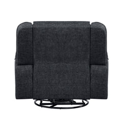 Monterey Ebony Swivel Reclining Chair - Ornate Home