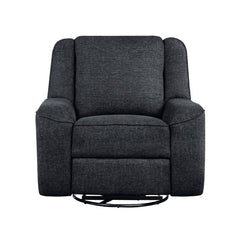 Monterey Ebony Swivel Reclining Chair - Ornate Home