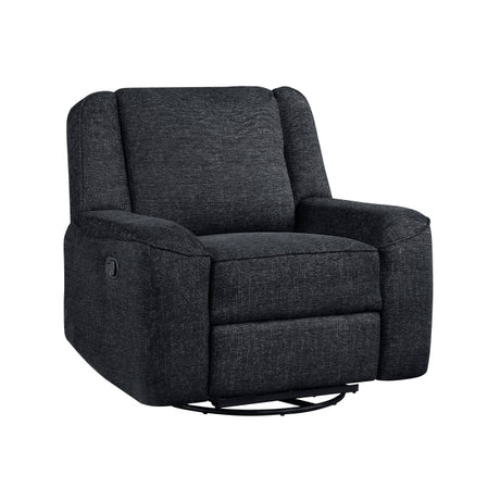 Monterey Ebony Swivel Reclining Chair - Ornate Home