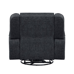 Monterey Ebony Swivel Reclining Chair - Ornate Home