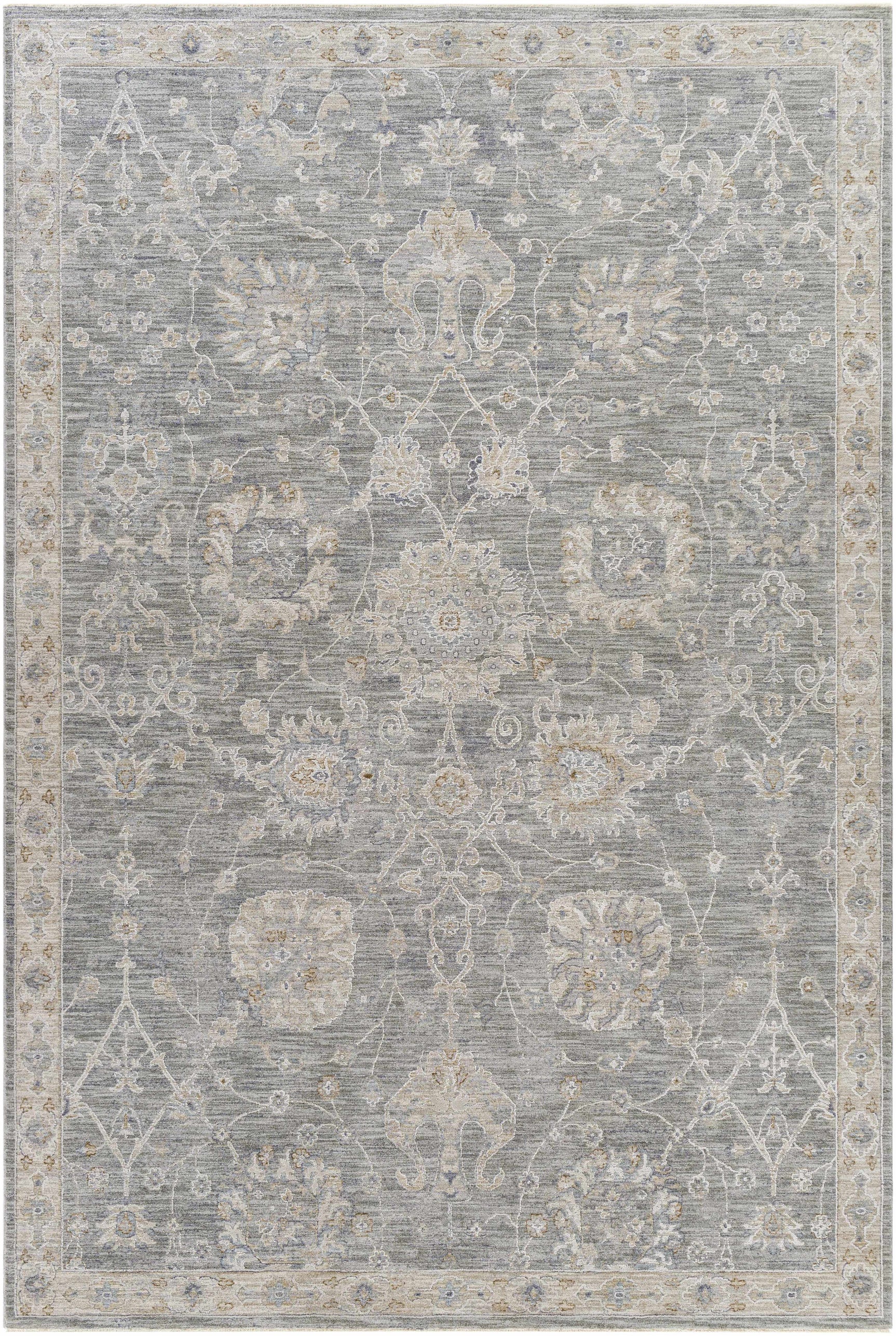 Monterey Gray Thick Luxe Persian Rug - Ornate Home