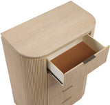 Monterey Natural/Oak/Silver Wood And Oak Veneer Chest - Ornate Home