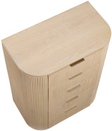 Monterey Natural/Oak/Silver Wood And Oak Veneer Chest - Ornate Home