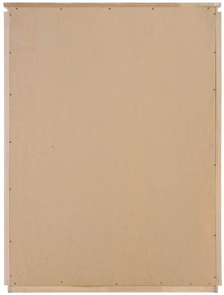 Monterey Natural/Oak/Silver Wood And Oak Veneer Chest - Ornate Home