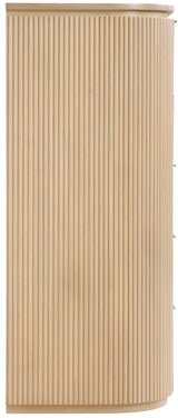 Monterey Natural/Oak/Silver Wood And Oak Veneer Chest - Ornate Home