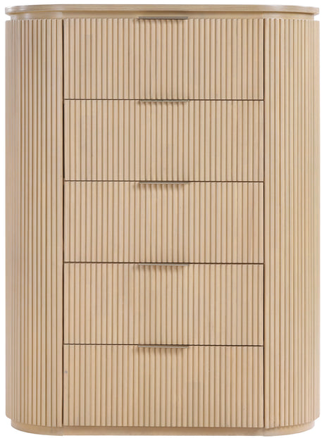 Monterey Natural/Oak/Silver Wood And Oak Veneer Chest - Ornate Home