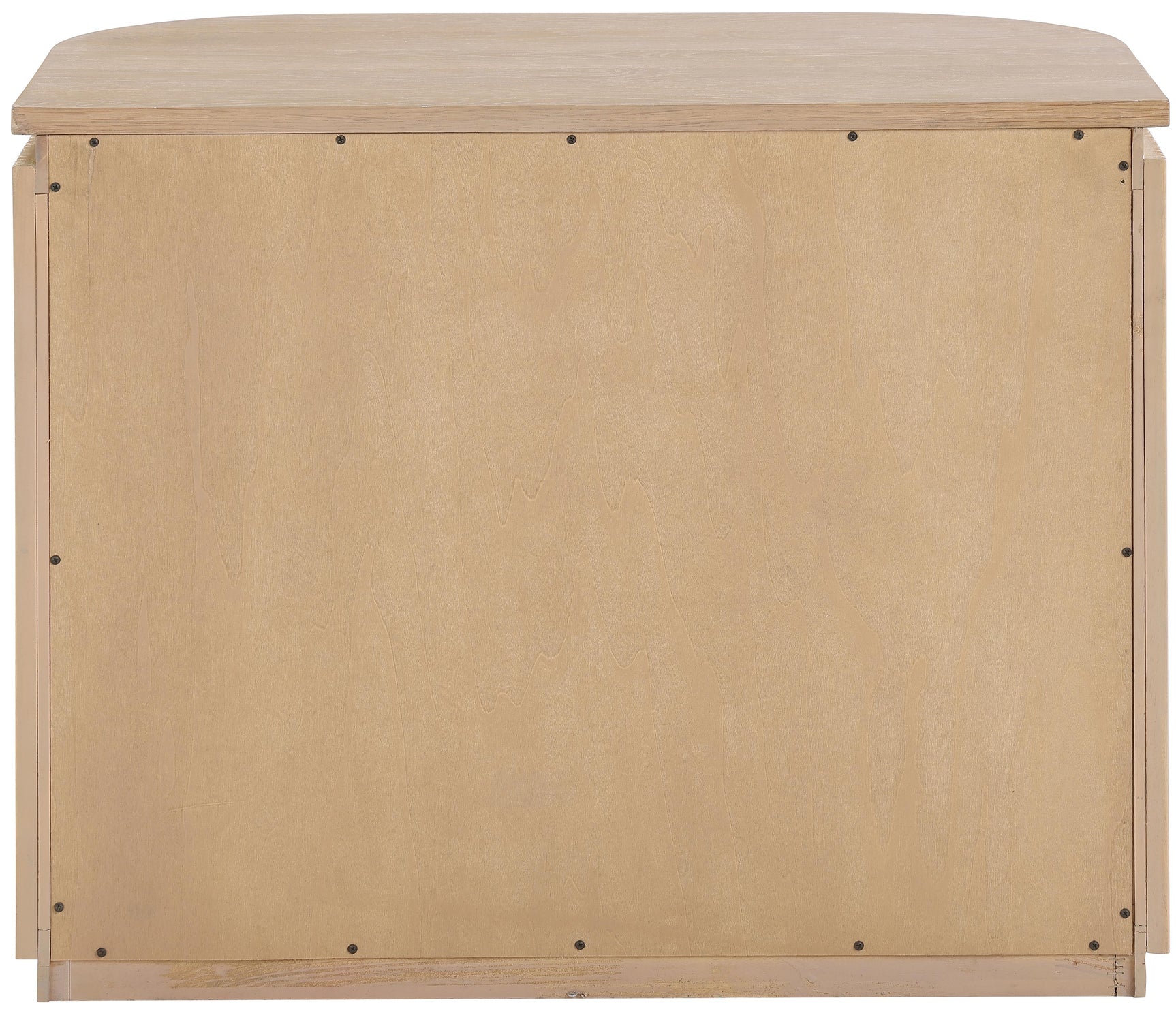 Monterey Natural/Oak/Silver Wood And Oak Veneer Nightstand - Ornate Home