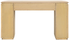 Monterey Natural/Oak Wood And Oak Veneer Console Table - Ornate Home