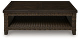 Monterey Point Dark Brown Rectangular Cocktail Table - Ornate Home