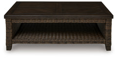 Monterey Point Dark Brown Rectangular Cocktail Table - Ornate Home