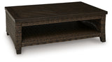 Monterey Point Dark Brown Rectangular Cocktail Table - Ornate Home