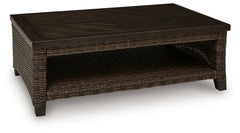 Monterey Point Dark Brown Rectangular Cocktail Table - Ornate Home