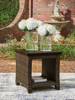 Monterey Point Dark Brown Square End Table - Ornate Home