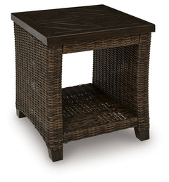 Monterey Point Dark Brown Square End Table - Ornate Home