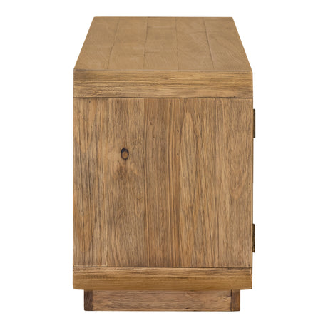 Monterey Rustic Blonde Media Cabinet - Ornate Home
