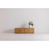 Monterey Rustic Blonde Media Cabinet - Ornate Home